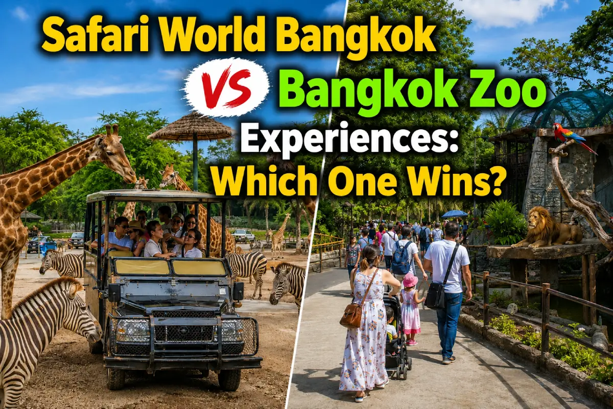 Safari World Bangkok vs Bangkok Zoo Experiences: Which One Wins?